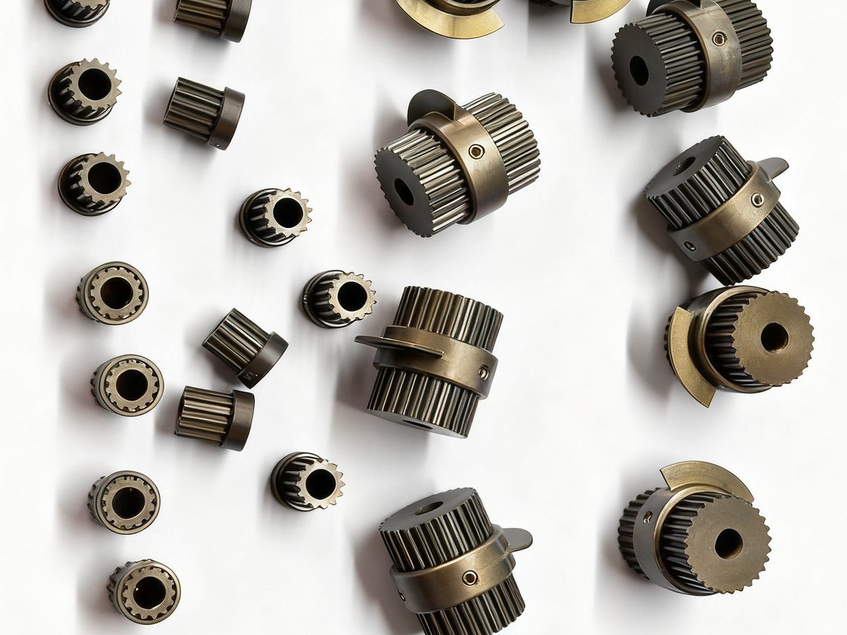 Finished gears of different modules and tooth profiles, with soft and hard tooth surfaces selected according to operating conditions